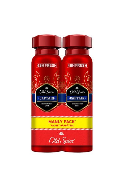 old Pachet 2x Deodorant Old Spice Spray Captain