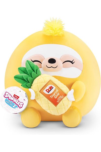Zuru Snackles Series 2 Sloth & Dole 8 Inch Plush by ZURU, Ultra Soft Plush, Collectible Plush with Rea...