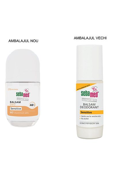 Sebamed Deodorant balsam roll-on Sensitive Sebamed pentru piele sensibila