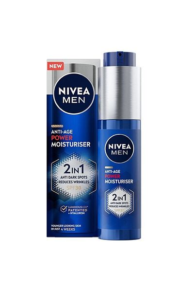 NIVEA Nivea Men Anti-Age Power 2in1 Face Cream with Hyaluronic Acid and Luminous630