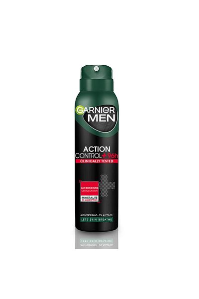 Garnier Deodorant antiperspirant spray Garnier Mineral Action Control Clinically Tested pentru barbati