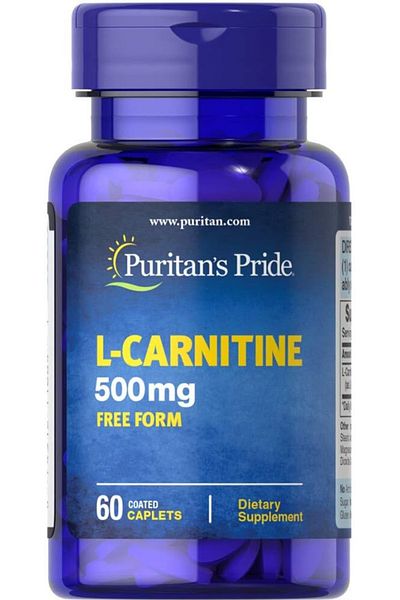 Puritan's Pride L-Carnitine 500 mg – 60 Caplets