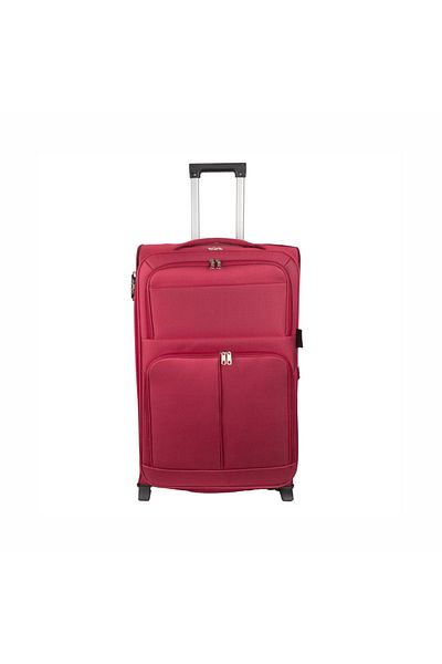 Naimeed Company Small travel trolley, Naimeed D5977, 2 wheels, textile material, Red, 35.5x26x52cm