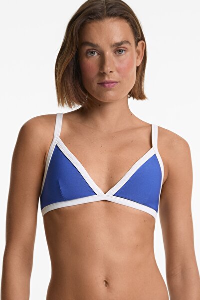 Oysho Kontrast biyeli üçgen bikini üstü