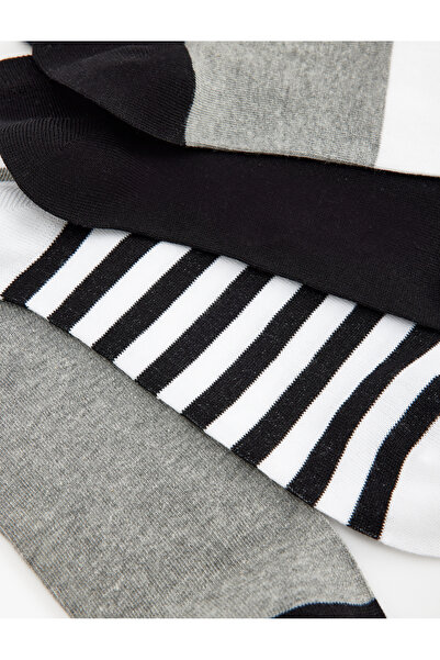 Koton Cotton Blended Set of 4 Booties Socks