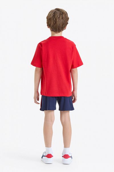 Diadora Diadora Red/Blue T-shirt and Shorts Set 128 CM