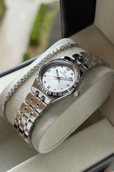 Homies Women's Wristwatch Special Gift Box and Bracelet Gift for Mother's Day.Hm097S01