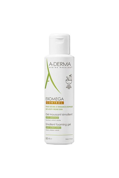 A-DERMA Gel de curatare spumant A-Derma Exomega Control pentru piele uscata si atopica