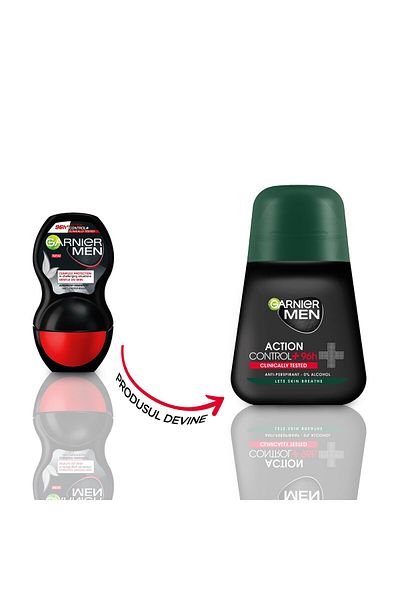 Garnier Deodorant antiperspirant roll-on Garnier Mineral Action Control Clinically Tested pentru barbati
