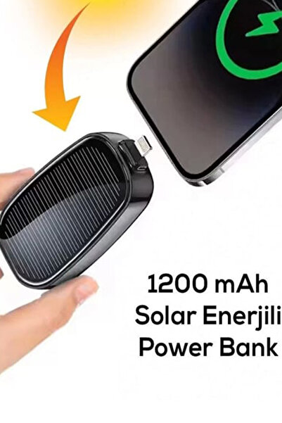 CİYU TİCARET Güneş enerjili power bank solar enerjili power bank taşınabilir ...