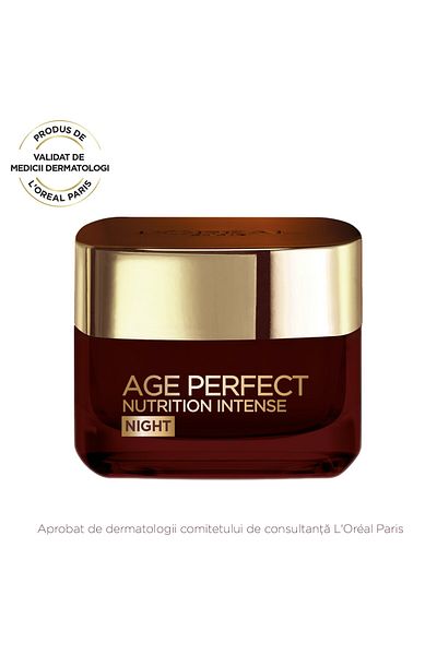 L'Oreal Paris Crema de noapte antirid L'Oreal Paris Age Perfect Nutrition Intense pentru ten matur