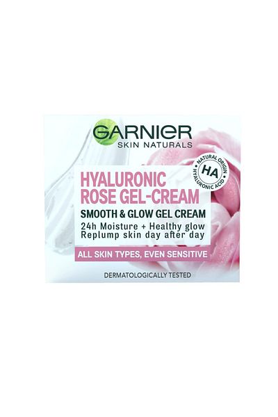 Garnier Gel-crema Garnier Skin Naturals Hyaluronic Rose pentru netezire si iluminare