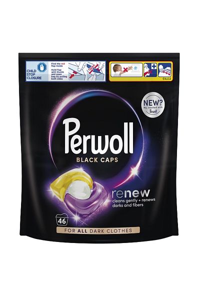 Perwoll Renew Black Laundry Detergent Capsules, 46 Washes