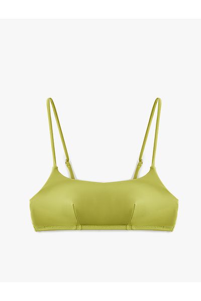 Koton Lined Lightly Supported Bralet Bikini Top
