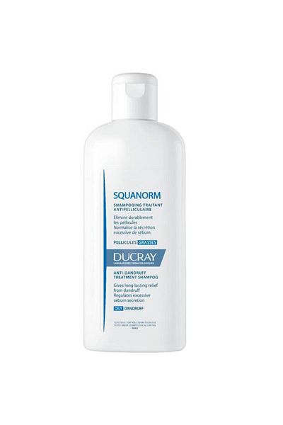 Ducray Pachet Ducray Squanorm: Sampon anti-matreata grasa 2x200 ml