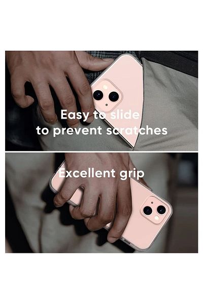 REDz Accessories Carcasă transparentă, ultra-subțire, compatibilă cu iPhone 14, silicon