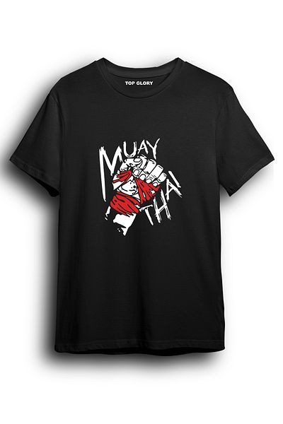 TOP GLORY Αθλητικό μπλουζάκι με στάμπα Muay Thai Αθλητικό μπλουζάκι