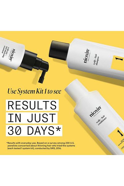 Nioxin Nioxin System 1 Professional Anti-Breakage Set for Natural Hair with Slightly Thinning Appearance: Shampoo