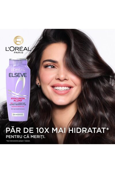 L'Oreal Paris Sampon hidratant L'Oreal Paris Elseve Hyaluron Plump pentru par deshidratat