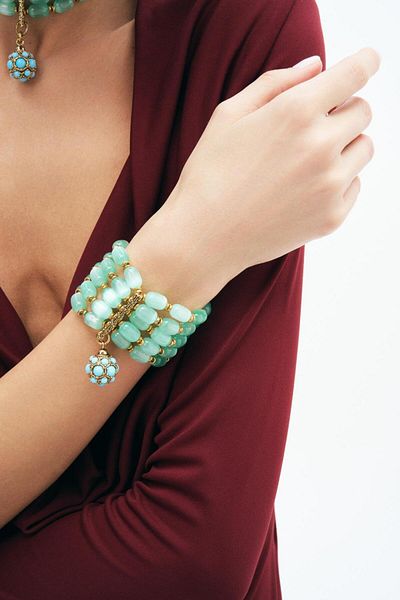 Mon Reve Tidal Glow Turquoise Natural Stone Bracelet