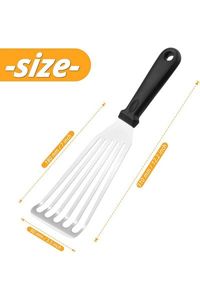 Jet's Home Fish Spatula Stainless Steel Steak Spatula 18 cm