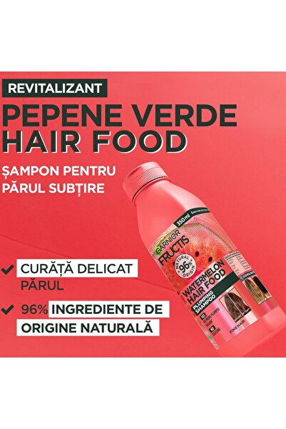 Garnier Sampon Garnier Fructis Hair Food Pepene Verde