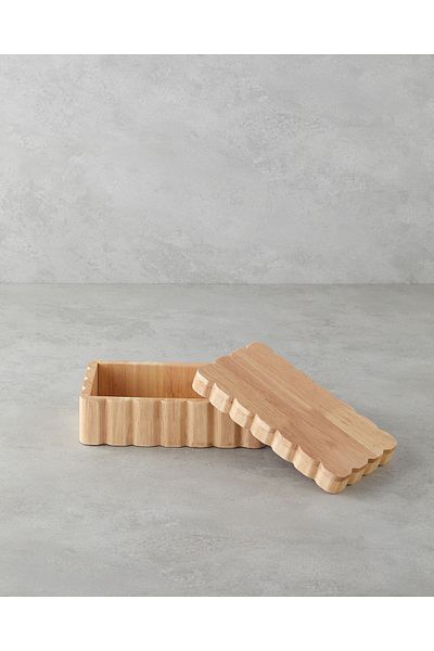 English Home Morro Decorative Box 21,5X12,5X8 cm Light Brown