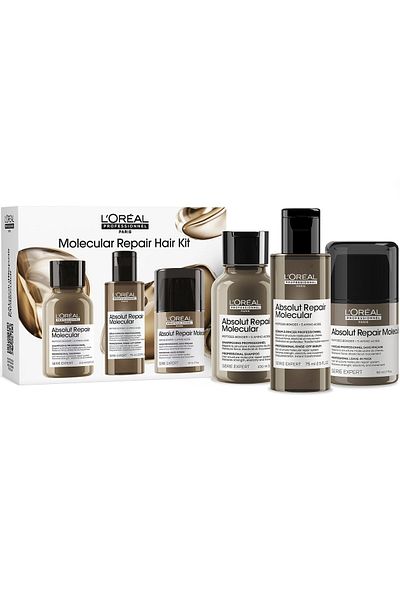 L'Oreal Paris Set Travel Size Trio L'Oreal Professionnel Serie Expert Absolut Repair Molecular