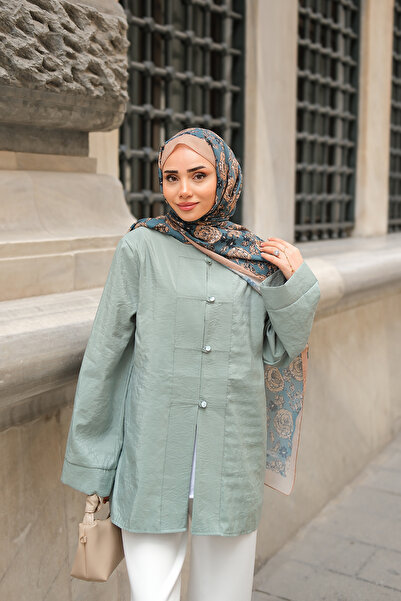 LOCCO Women's Crew Neck Shirt Green