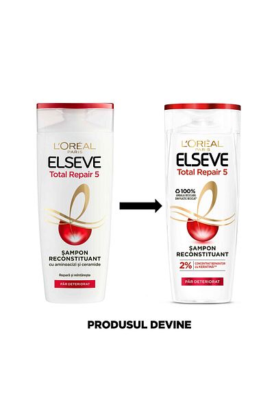 L'Oreal Paris Sampon L'Oreal Paris Elseve Total Repair 5 pentru par deteriorat