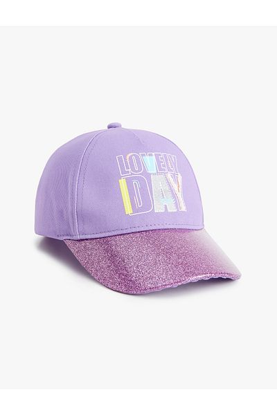 Koton Kep Hat Glitter Detailed