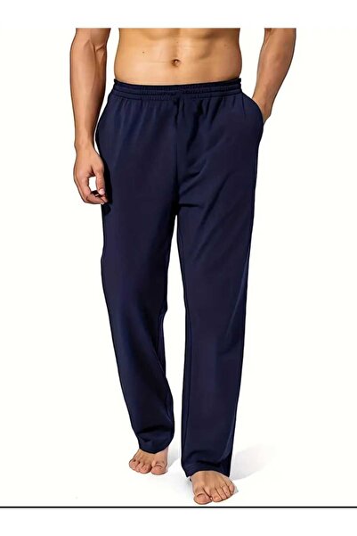 FUNSTYLE Erkek Düz Paça Lacivert Eşofman Alt