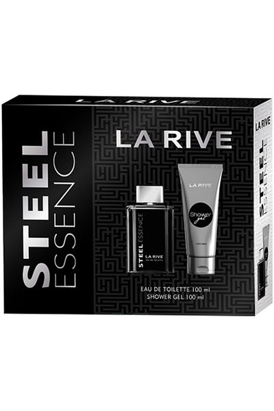 La Rive Set La rive Steel Essence man apa de toaleta 100ml si gel dus 100ml