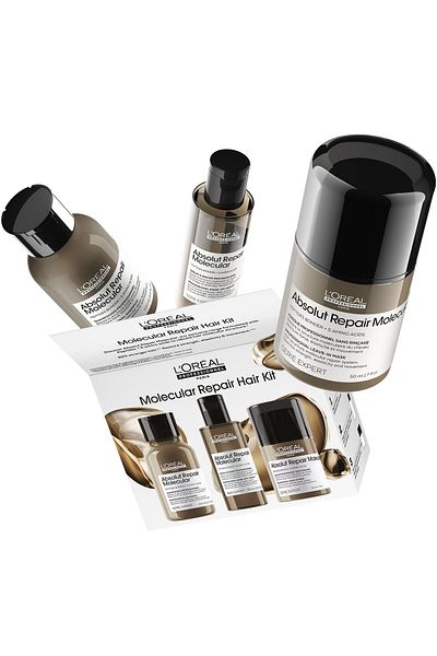 L'Oreal Paris Set Travel Size Trio L'Oreal Professionnel Serie Expert Absolut Repair Molecular