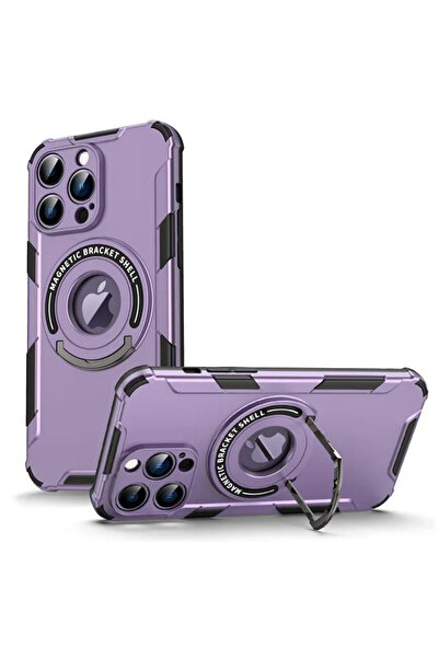 REDz Accessories Carcasă ultra-solidă, Ring Armor, compatibilă cu iPhone 14 P...