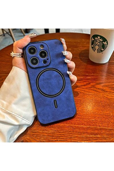 REDz Accessories Husă Retro Elite, Magsafe, aspect piele, compatibilă cu iPho...