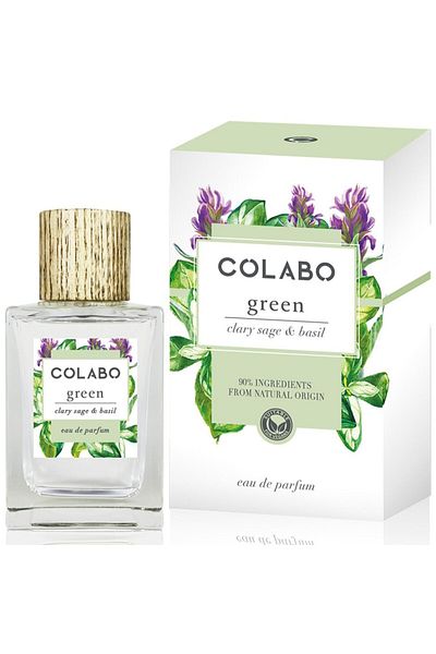 La Rive Apa de parfum Colabo Green Clary Sage and Basil 100 ml