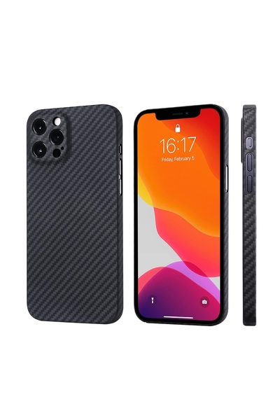 REDz Accessories Carcasă Kevlar, Aramid, Compatibilă cu iPhone 12 Pro, Aspect...