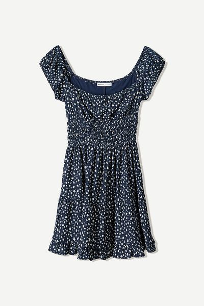 Bershka Ruffled mini dress