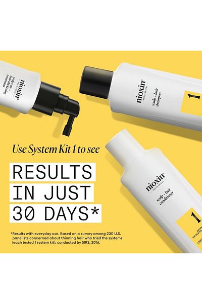 Nioxin Nioxin System 1 Professional Anti-Breakage Set for Natural Hair with Slightly Thinning Appearance: Shampoo