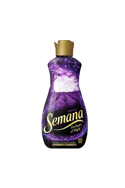 Semana Perfumes Of Night Dreamy Super Concentrated Fabric Softener, 66 Washes, 1.65l