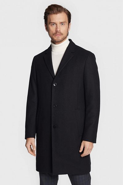 Calvin Klein Palton de lana CK K10K110462 Negru L INTL