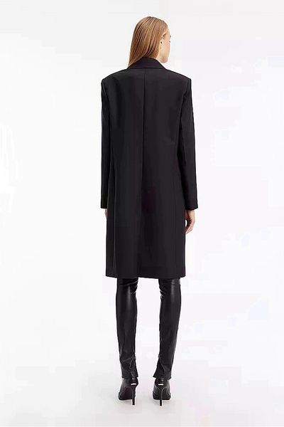 Calvin Klein Palton de lana CK K20K205117 Negru 40 EU
