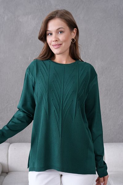 Lamierra Knitwear Young Mother Seasonal Crew Neck Sweater