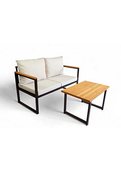 Woodesk Rosa Bahçe Takımı 2+Sehpa CPT5544-130