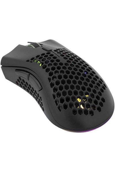 WHITE Mouse Gaming Wireless White Shark LIONEL