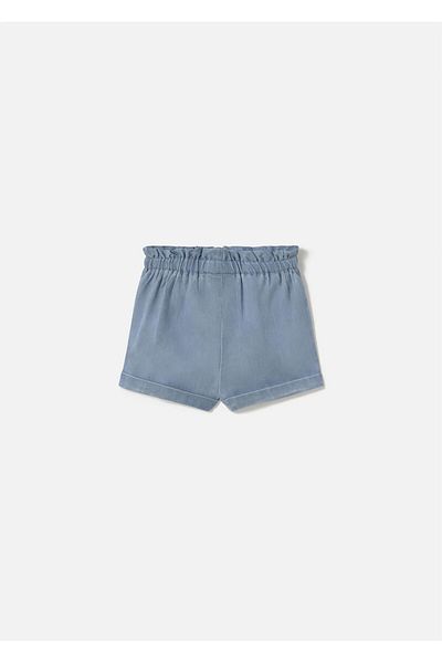 MAYORAL Baby Girl Bow Shorts Blue 1258