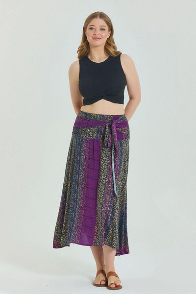 Los banditos Gipe Waistband Large Size Skirt