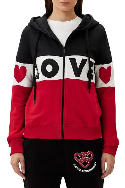 Love Moschino Hanorac dama Love Moschino W337401 Negru 44 EU