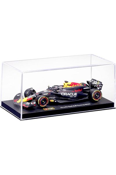 BBURAGO Race-Oracle Red Bull Racing RB20-2024 With Helmet 1:43 Scale 18-38098#11